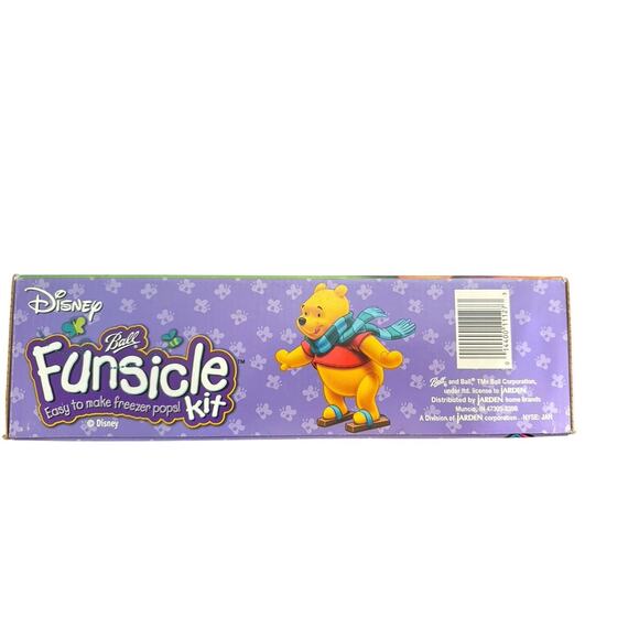 Disney Ball Funsicle freezer pops kit Winnie the Pooh New Vintage Rare - Picture 2 of 6